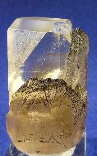 Topaz, Quartz (Var: Smoky Quartz), Schorl - image 2