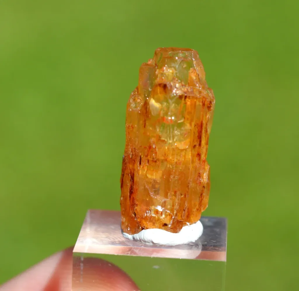 Topaz var. Imperial Topaz 5.9 grams - Karengerenge village, Kalumbila District, Zambia - image 3