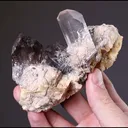 Topaz with Actinolite and Smoky Quartz - image 2