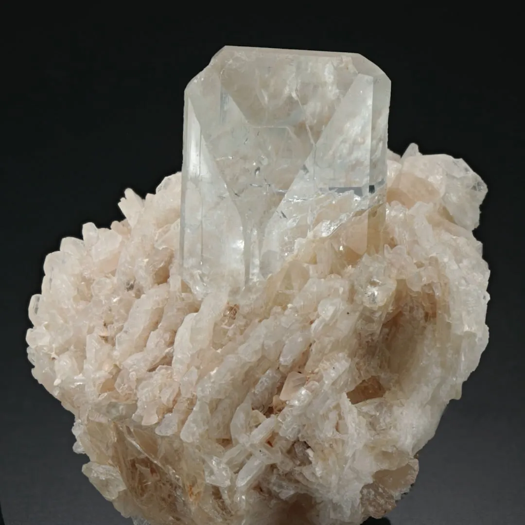 Topaz with Albite Var. Cleavelandite - image 2