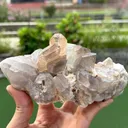 Topaz with Aquamarine and Quartz from Pakistan, Gilgit-Baltistan, Skardu District, Shigar Valley - image 4