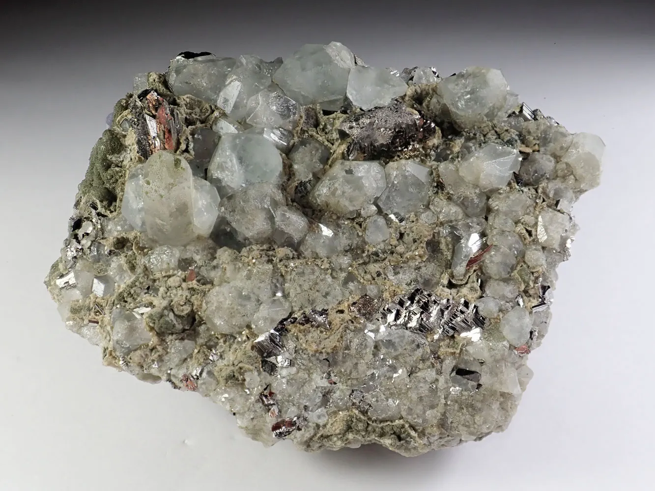 Topaz with Arsenopyrite and Fluorite - image 2