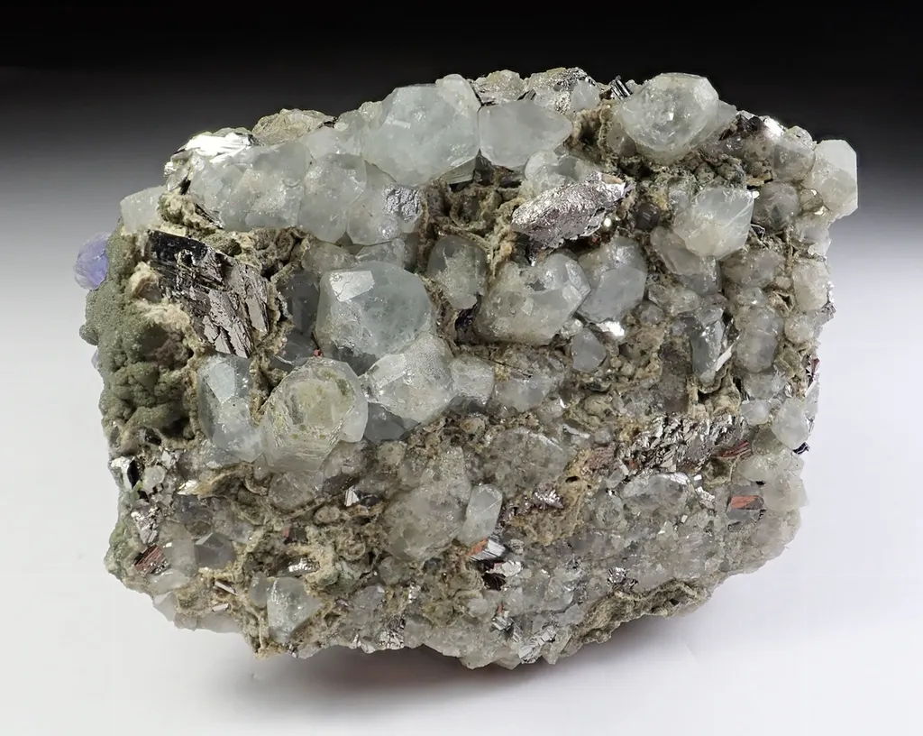 Topaz with Arsenopyrite and Fluorite - image 4