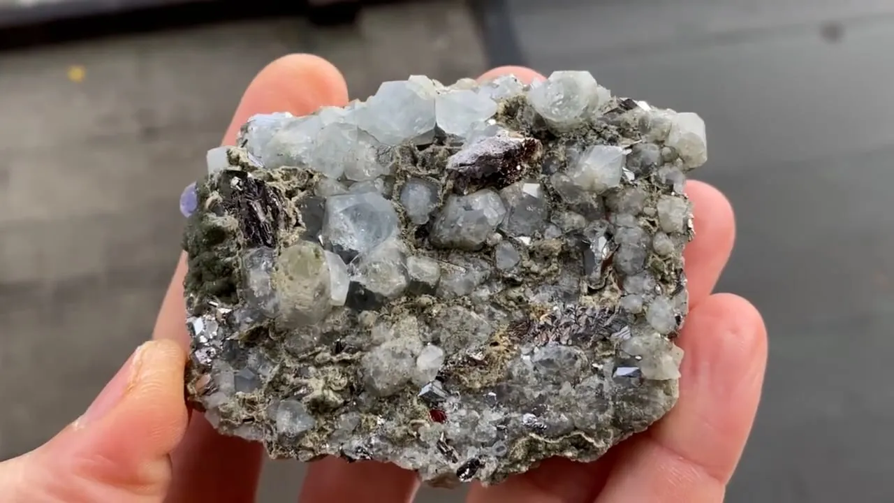 Topaz with Arsenopyrite and Fluorite - image 5