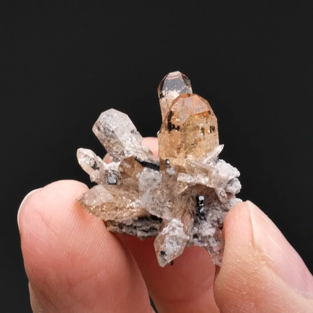 Topaz with Bixbyite and Hematite - image 2
