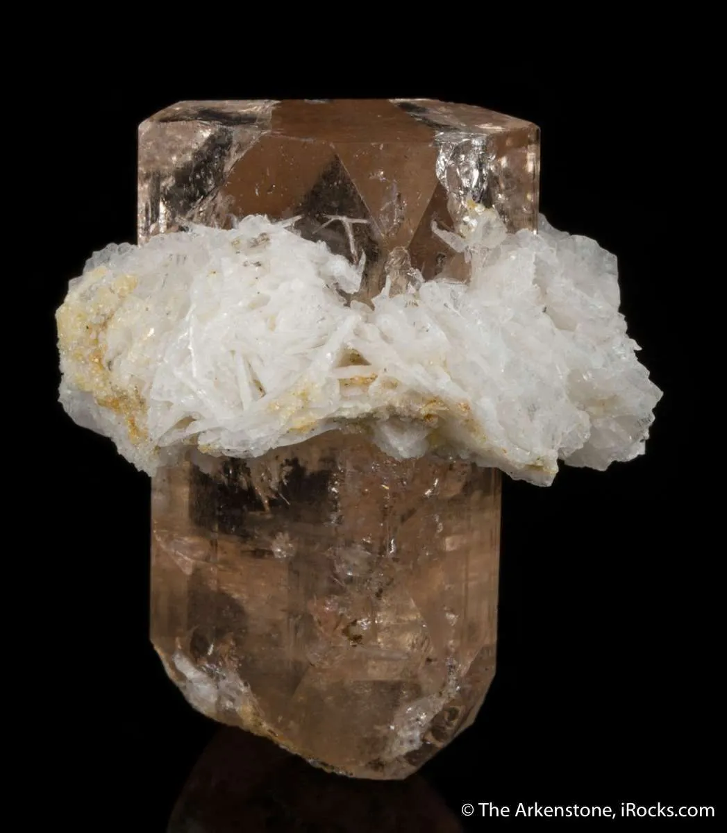 Topaz with Cleavelandite "tiara" - image 5