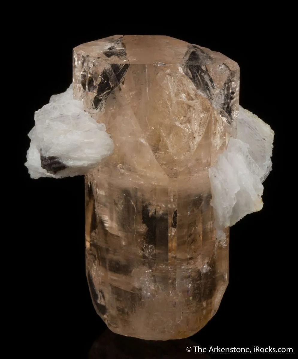 Topaz with Cleavelandite "tiara" - image 3