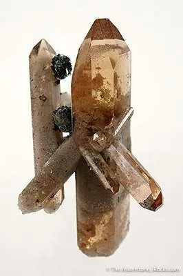 Topaz With Hematite Pseudo. Garnet - image 2