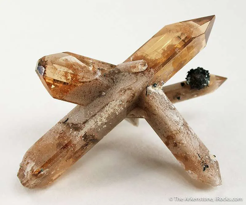 Topaz With Hematite Pseudo. Garnet image
