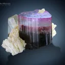 Topaz With Multi Color Tourmaline from Afghanistan - image 2