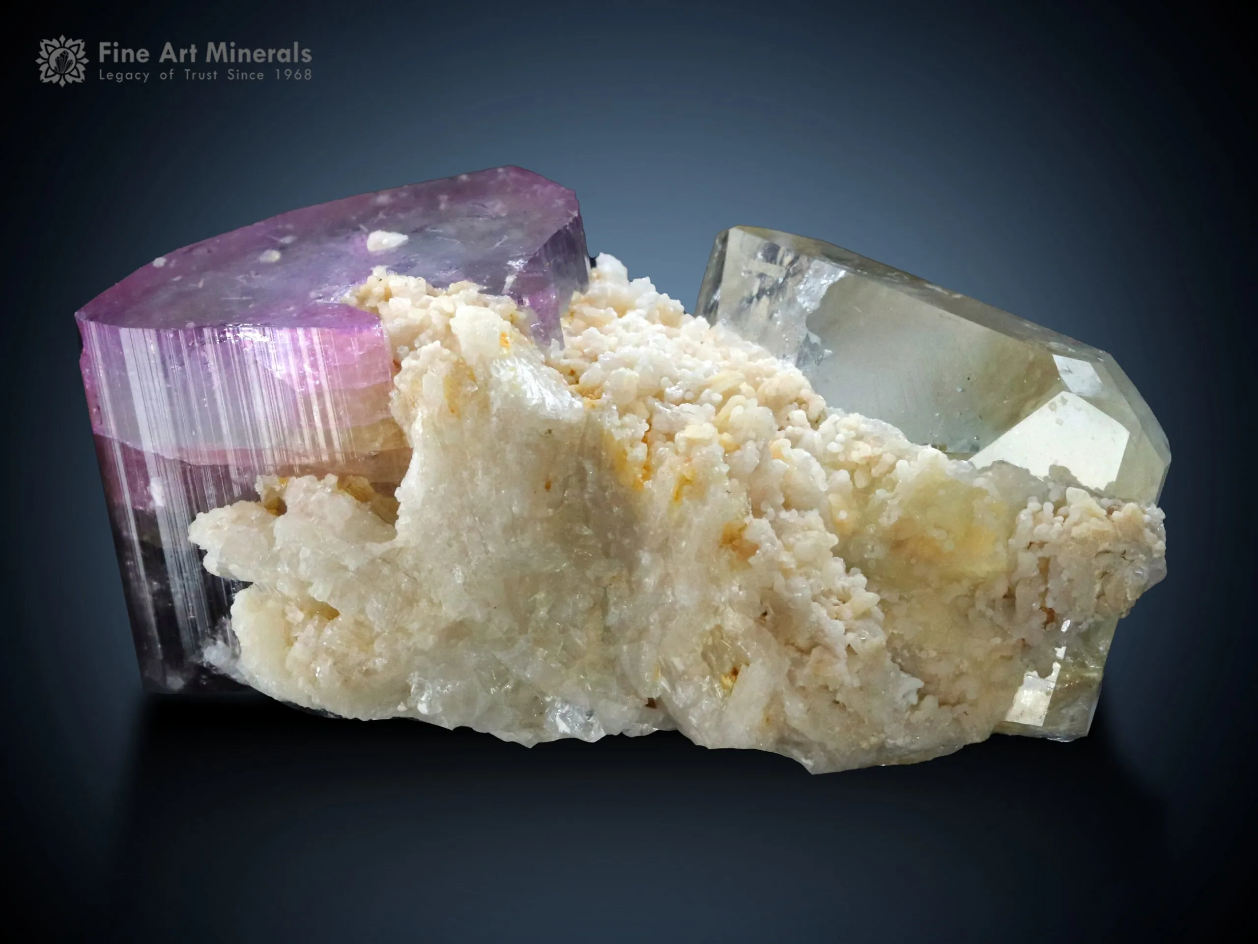 Topaz With Multi Color Tourmaline from Afghanistan - image 3