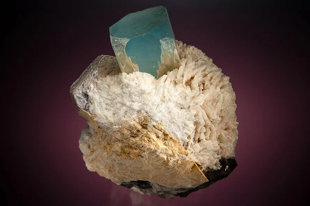 Topaz with Muscovite and Albite - image 3