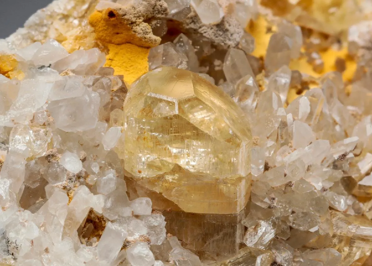 Topaz with Quartz - image 1