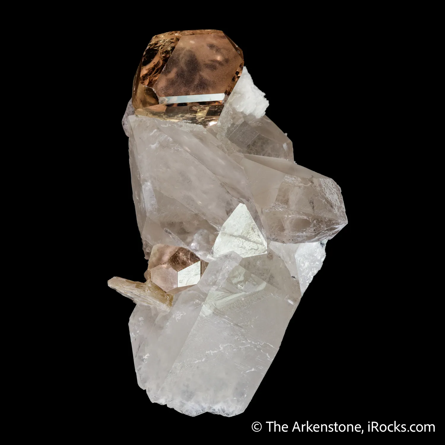 Topaz with Quartz and Cleavelandite - image 4