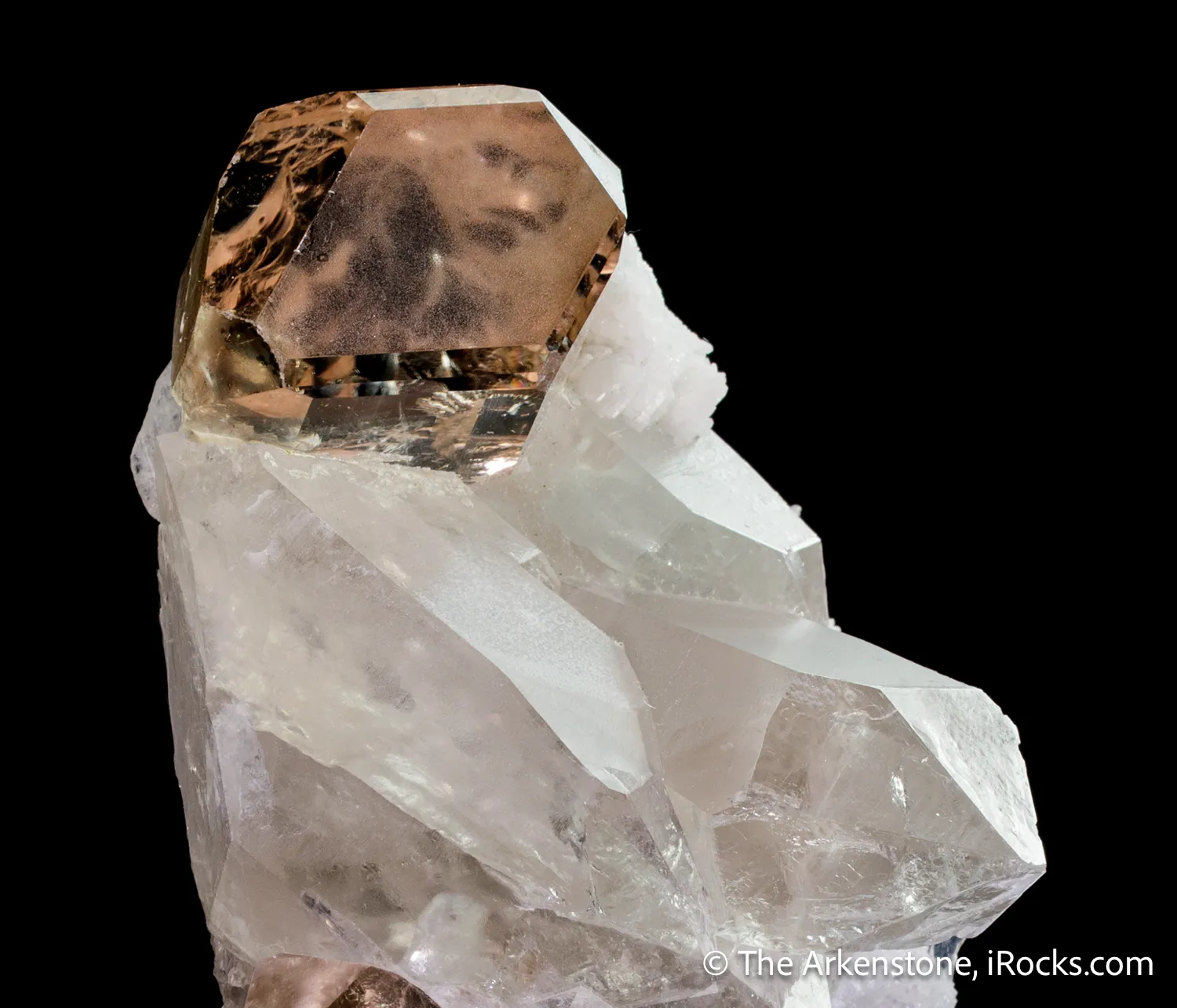 Topaz with Quartz and Cleavelandite - image 1