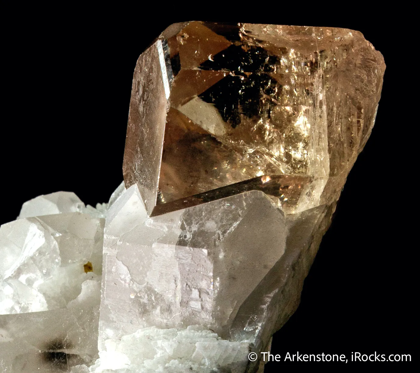 Topaz with Quartz and Cleavelandite - image 4