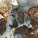 Topaz with Quartz and Muscovite on Cleavelandite - image 4