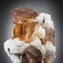 Topaz With Quartz on Albite - image 1