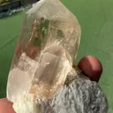 Topaz with Quartz on albite from Pakistan, Gilgit-Baltistan, Shigar District, Shigar Valley - image 2