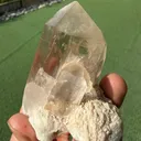 Topaz with Quartz on albite from Pakistan, Gilgit-Baltistan, Shigar District, Shigar Valley - image 1
