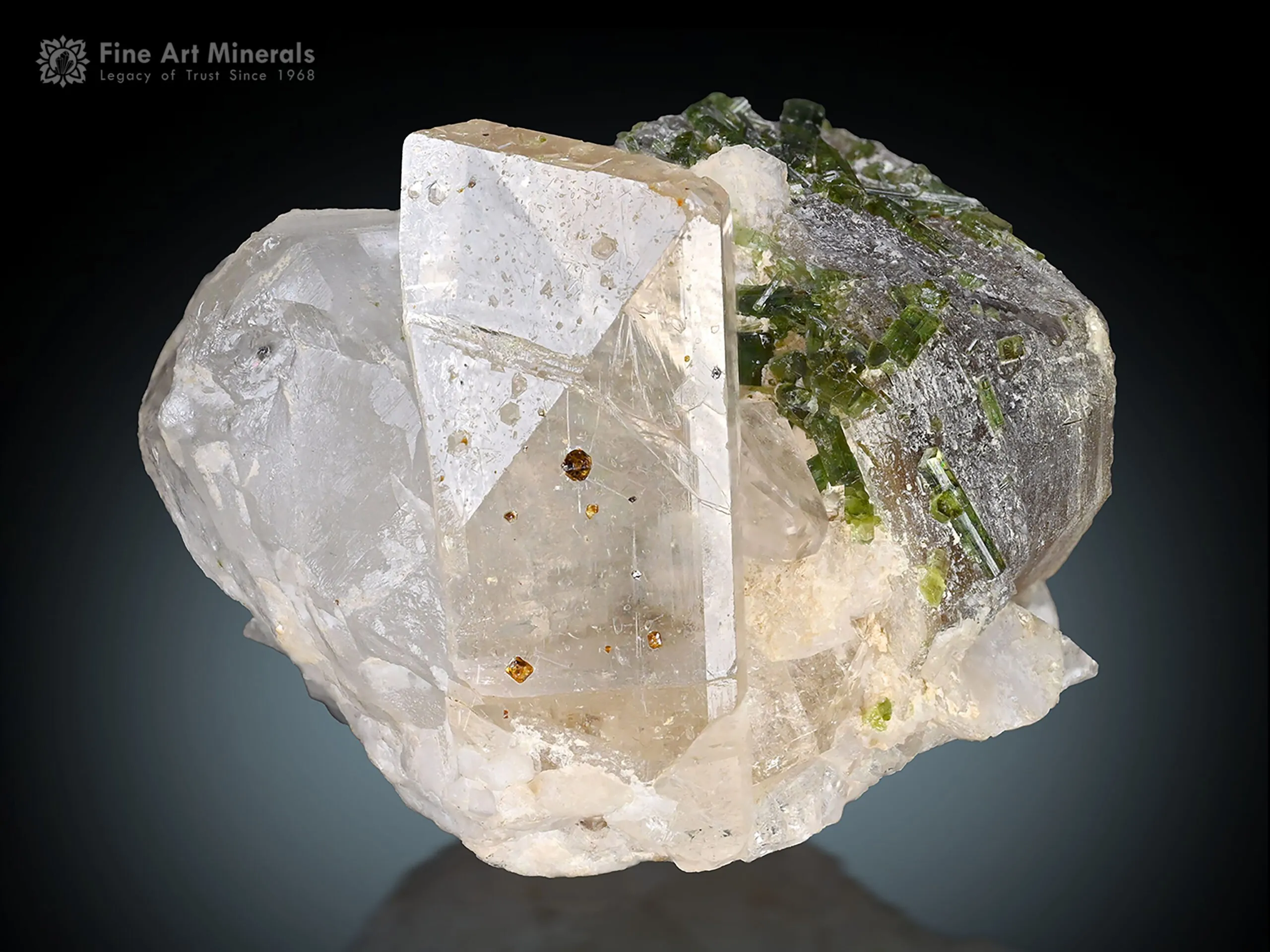 Topaz with Quartz Tourmaline and Muscovite from Pakistan - image 3