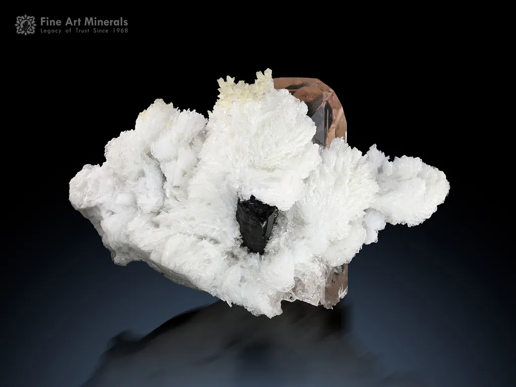Topaz with Schorl and Albite from Pakistan - image 2