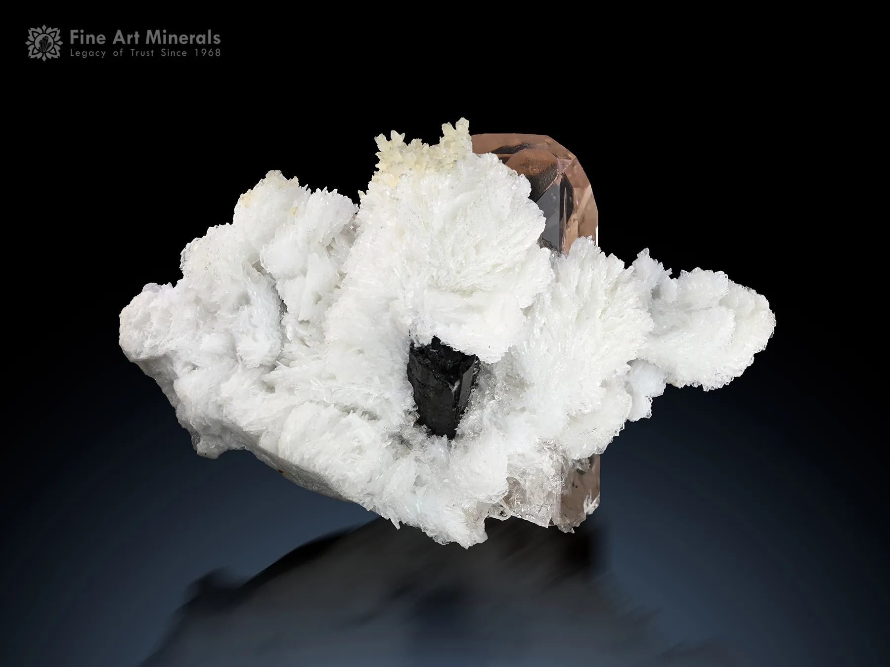 Topaz with Schorl and Albite from Pakistan - image 2