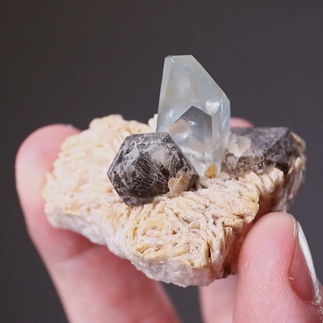 Topaz with 'SMOKY' Quartz - image 2