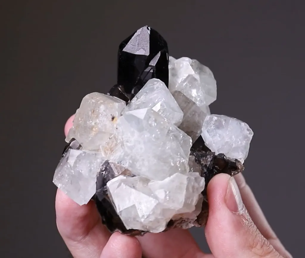 Topaz with Smoky Quartz image
