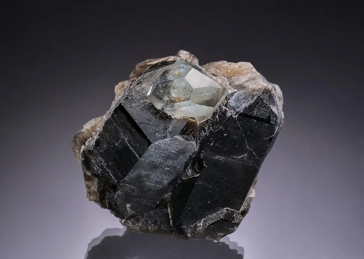 Topaz with Smoky Quartz - image 1