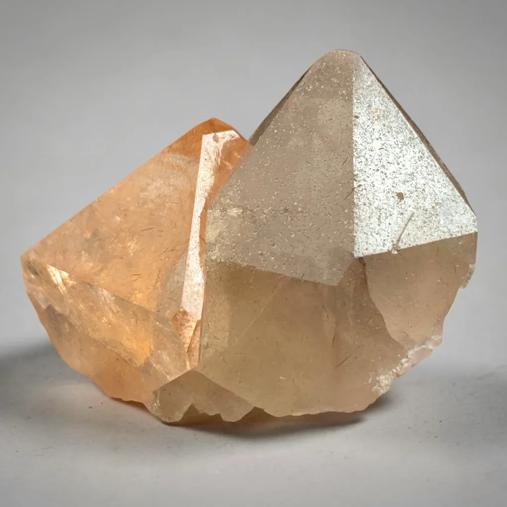 Topaz with Smoky Quartz from Pakistan, Gilgit-Baltistan, Skardu District - image 2