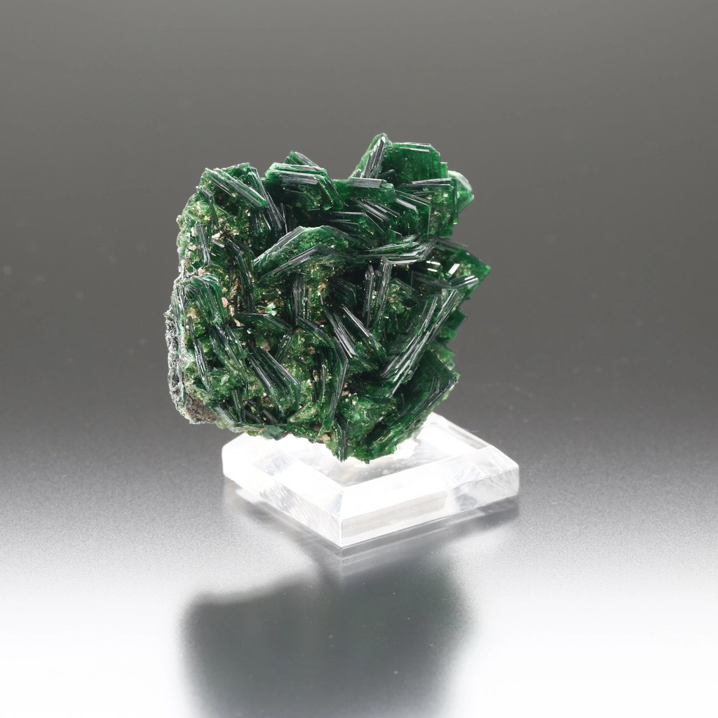 Torbernite from Musonoi Mine, Kolwezi, Mutshatsha, Lualaba, DR Congo - image 3