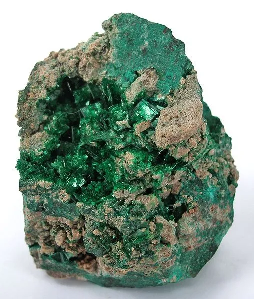 Torbernite, Malachite image