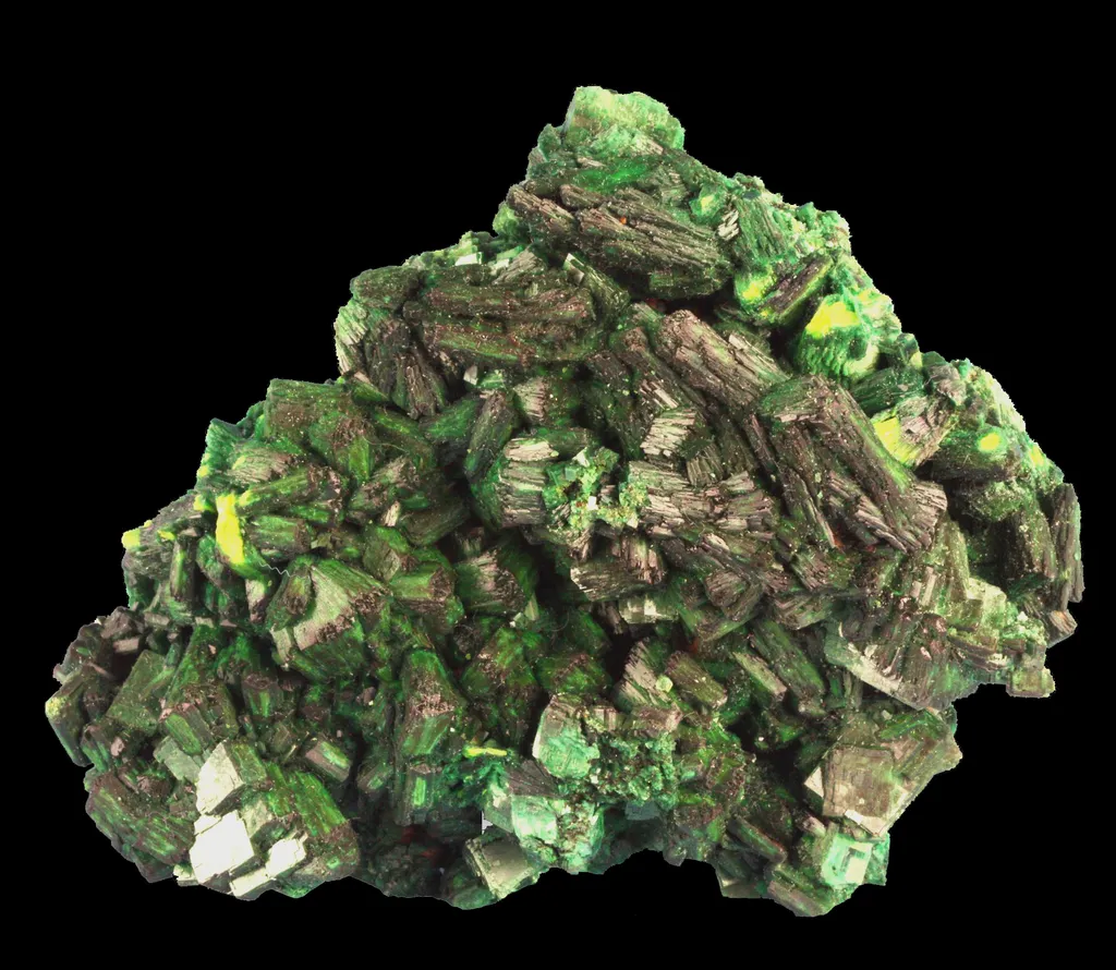 Torbernite, Margabal, Aveyron, France image