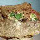 Torbernite, Quartz - image 1