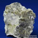 Torrecillasite (type locality) with Mangnesiokoritnigite and Tamarugite on Gypsum - image 1