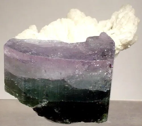 Tourmaline, Albite (Var: Cleavelandite) - image 1