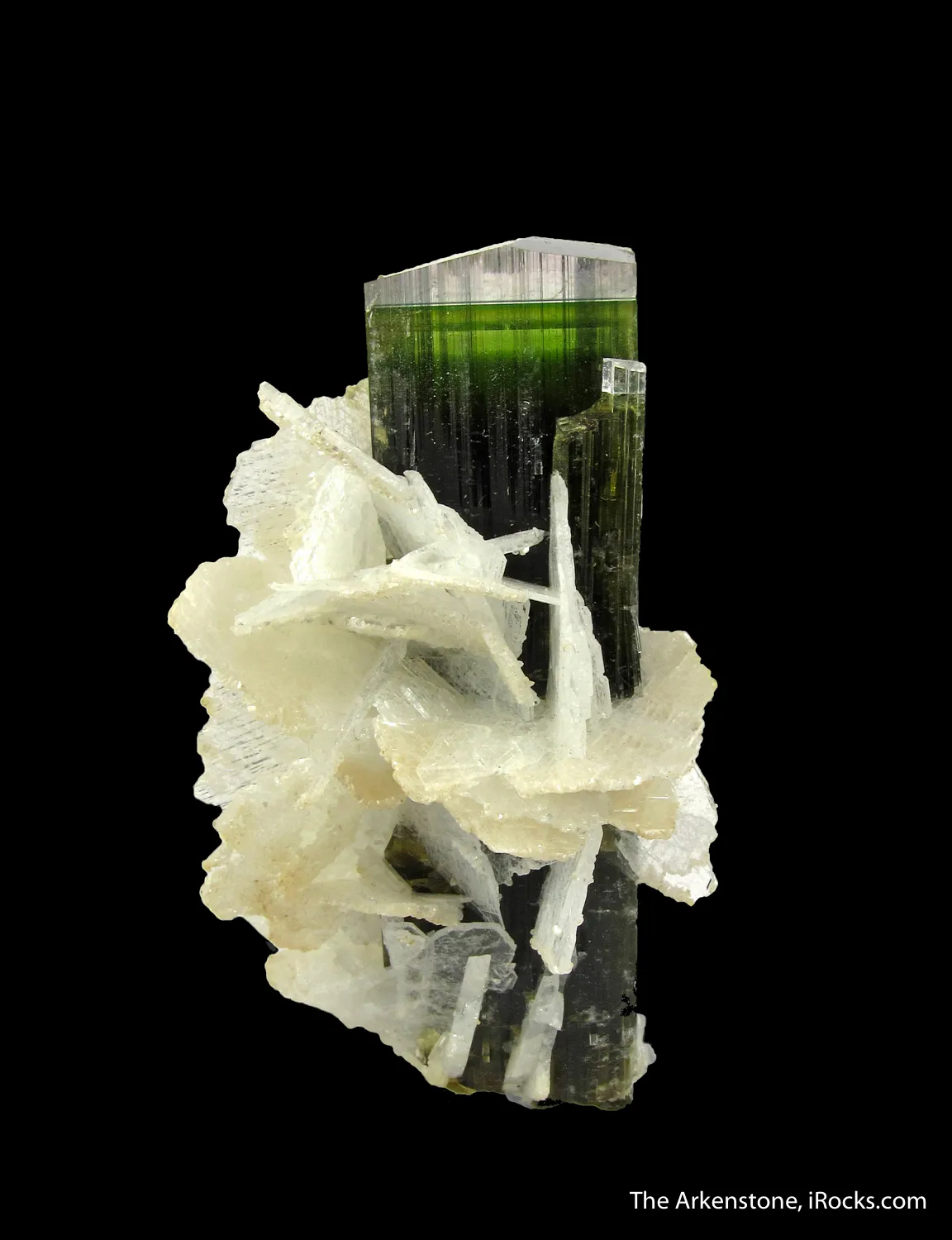 Tourmaline and Albite var. Cleavelandite - image 3