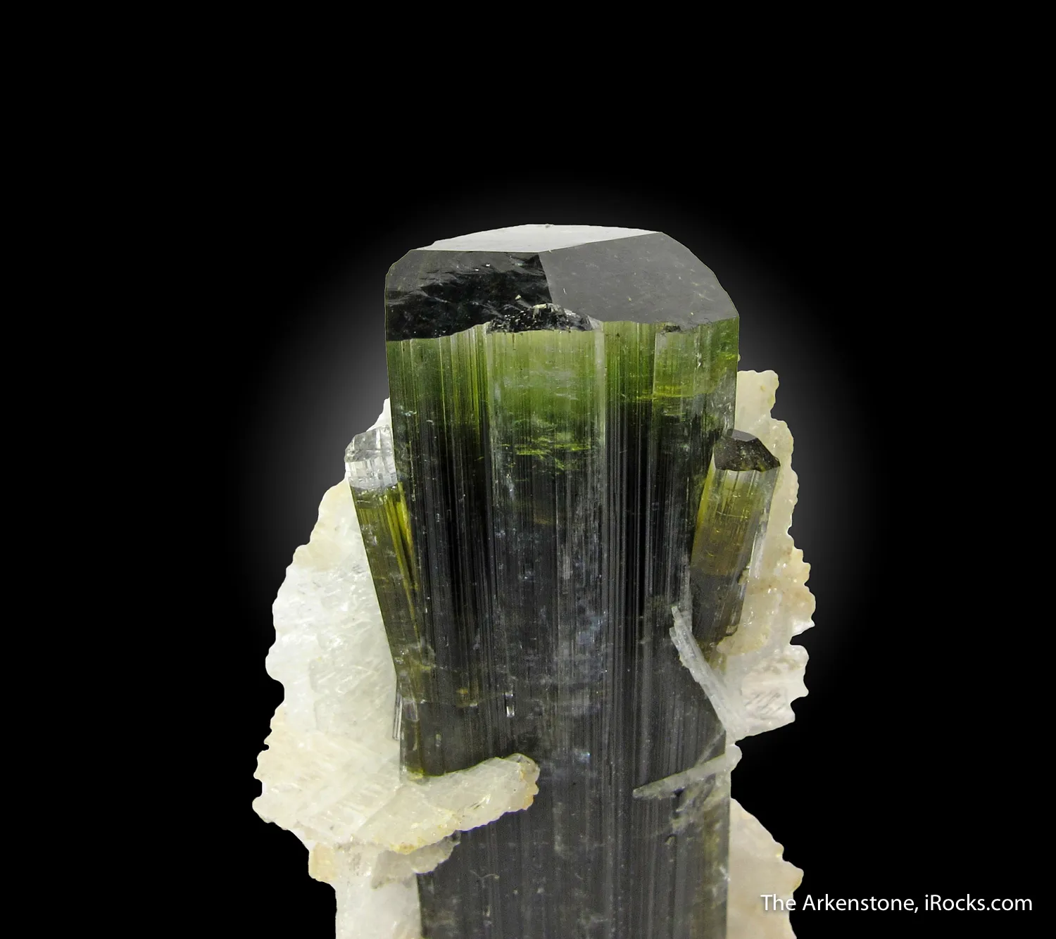 Tourmaline and Albite var. Cleavelandite - image 5