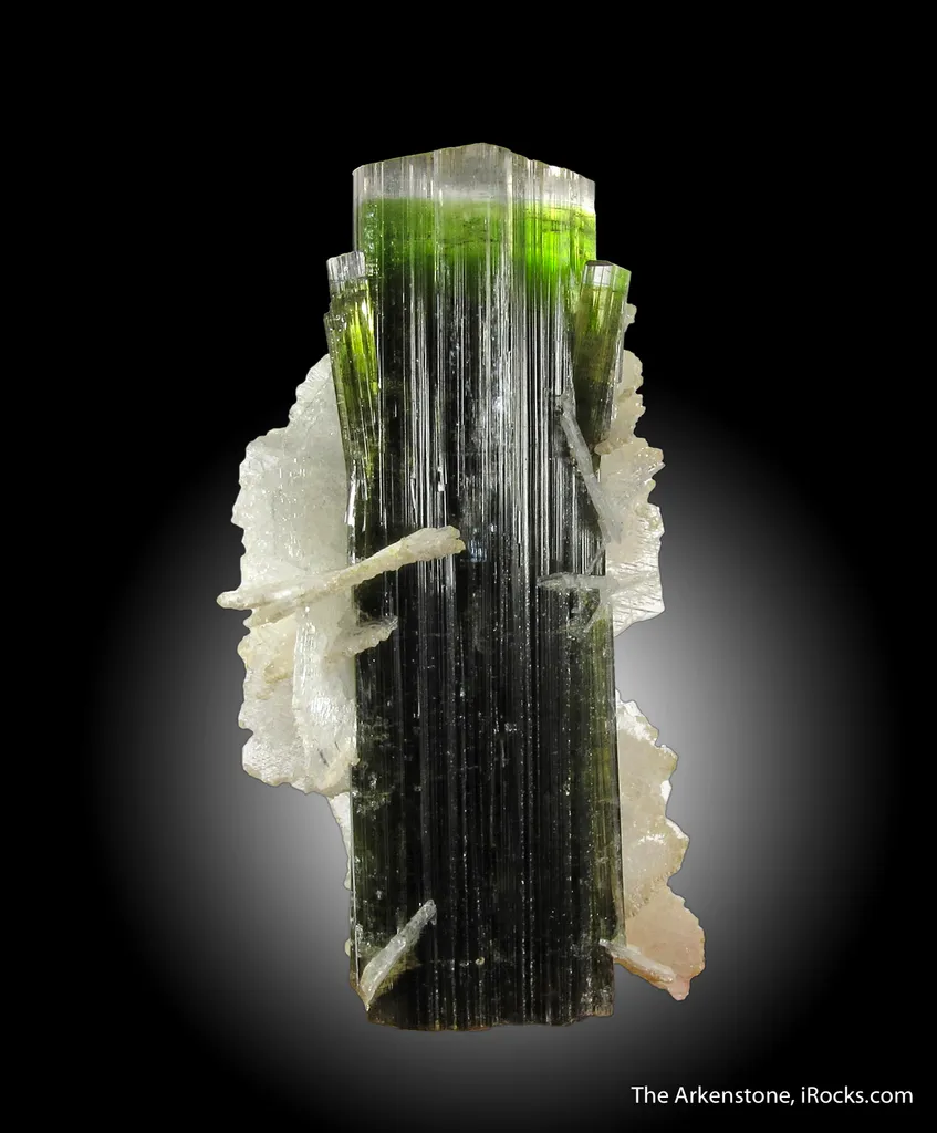 Tourmaline and Albite var. Cleavelandite - image 2