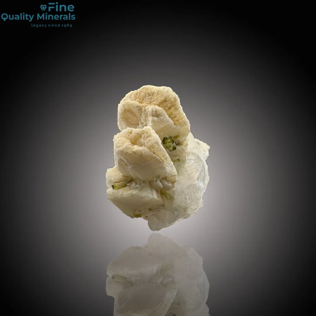 Tourmaline and Quartz Gracefully Nestled on Feldspar - image 2