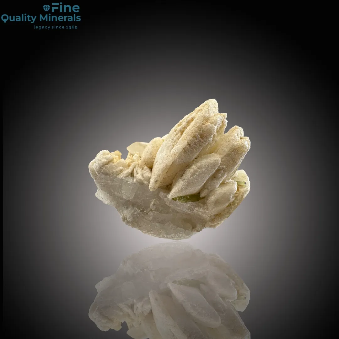 Tourmaline and Quartz Gracefully Nestled on Feldspar - image 3