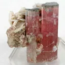 Tourmaline (Blue Cap!) With Albite - image 1