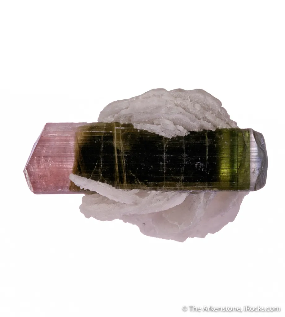 Tourmaline (blue cap) with Cleavelandite image