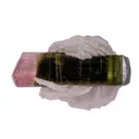 Tourmaline (blue cap) with Cleavelandite - image 1