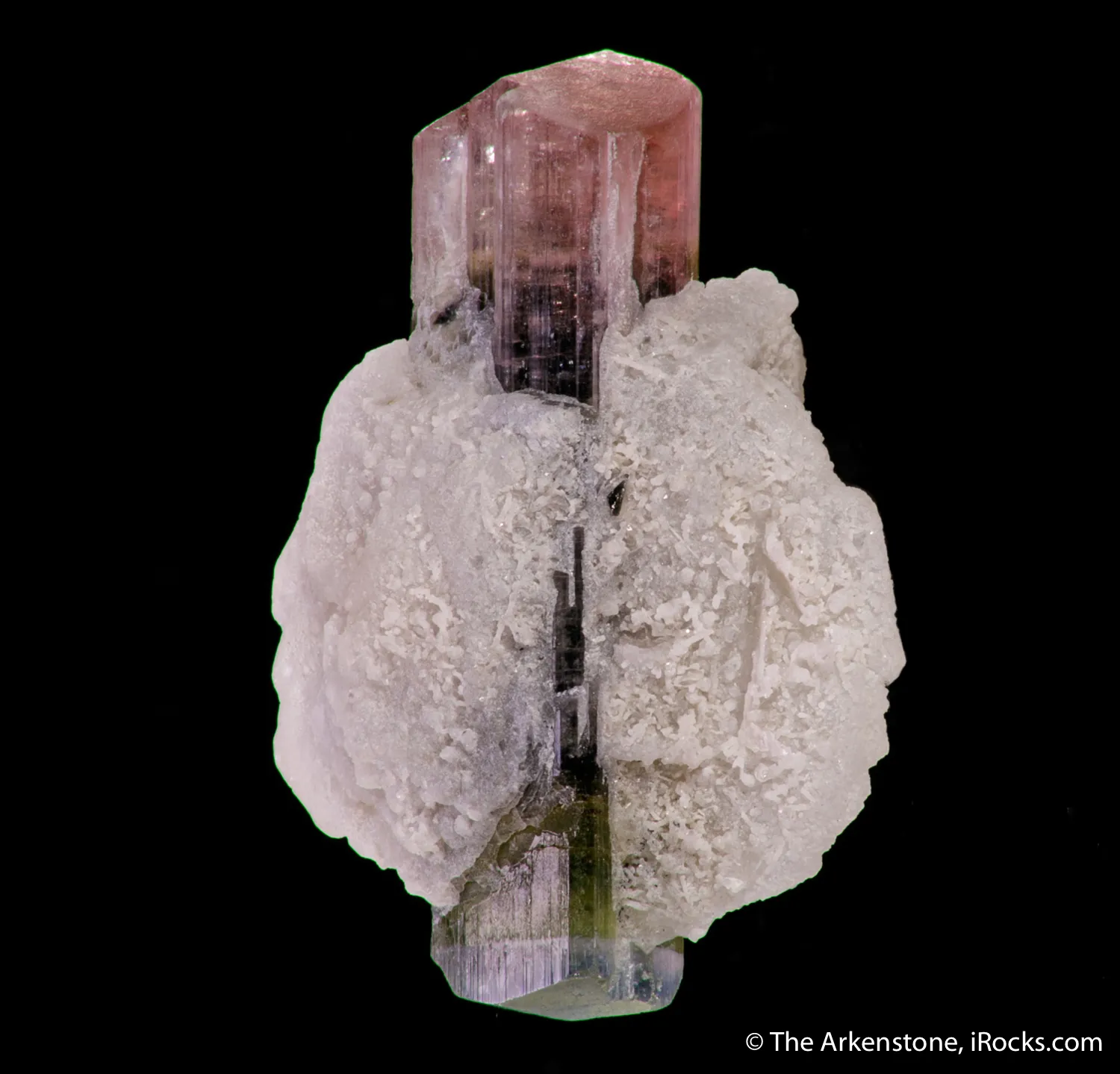 Tourmaline (blue cap) with Cleavelandite - image 5