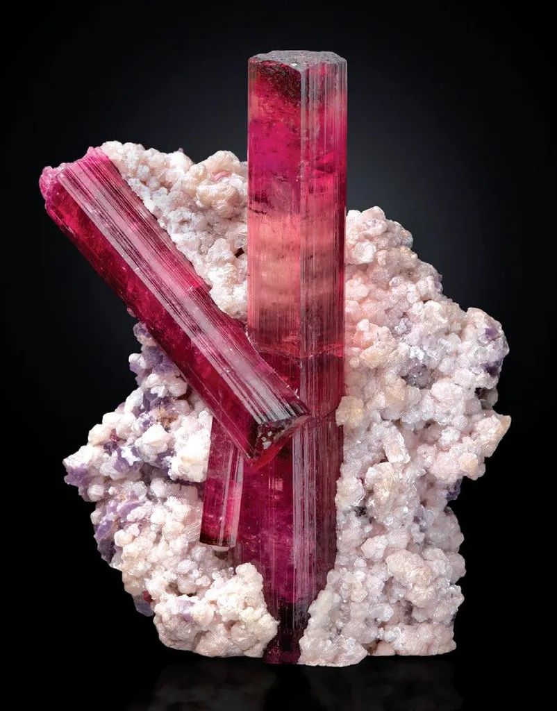 Tourmaline, Cleavelandite, Lepidolite image