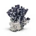 Tourmaline Cluster on Albite - image 1