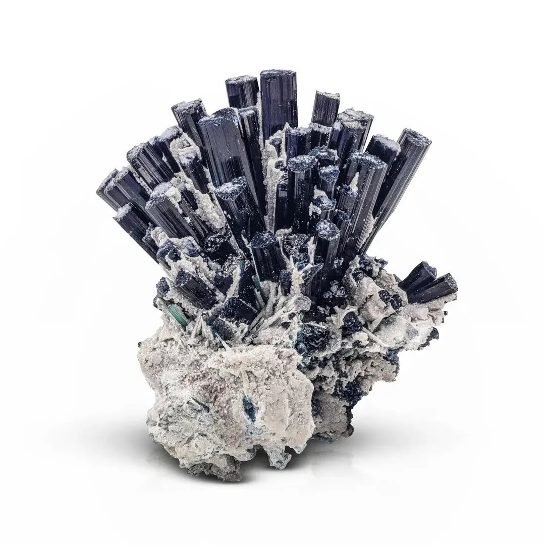 Tourmaline Cluster on Albite - image 1