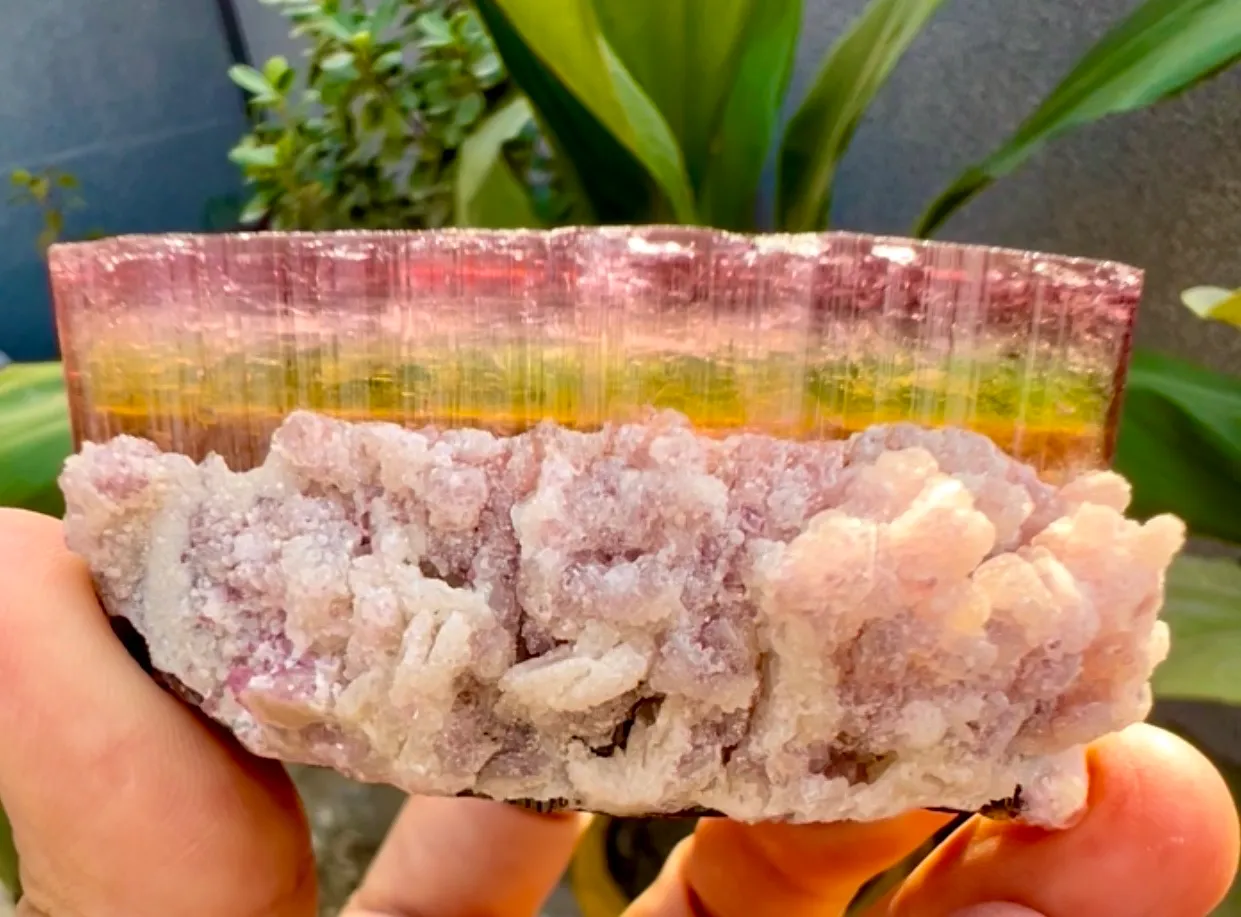 Tourmaline Crystal witj Lepidolite - image 3